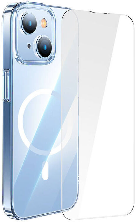 Baseus iPhone 14 Hoesje MagSafe + Screenprotector Transparant afbeelding 6