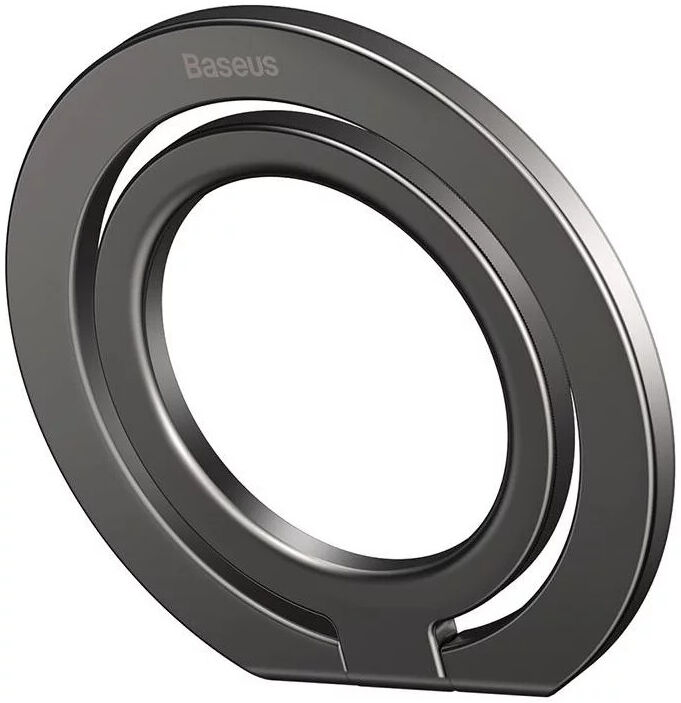 Baseus Halo Series Vouwbare Metalen Ring Standaard voor Vinger Grijs afbeelding 7