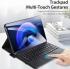 Dux Ducis Xiaomi Pad 6/6 Pro Hoes met Bluetooth Toetsenbord QWERTY afbeelding 7