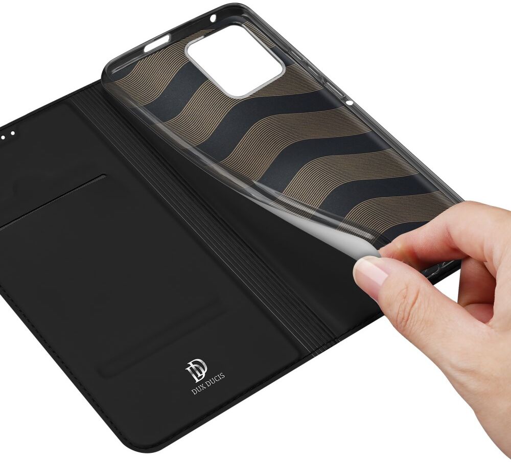Dux Ducis Skin Pro Motorola Edge 40 Pro Hoesje Portemonnee Zwart afbeelding 7