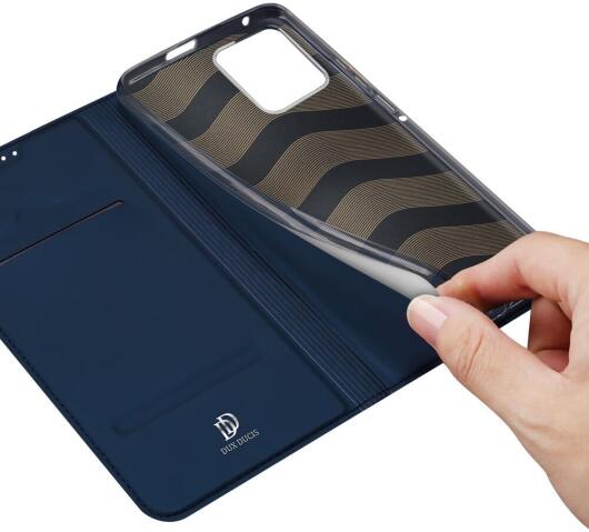 Dux Ducis Skin Pro Motorola Edge 40 Pro Hoesje Portemonnee Blauw afbeelding 7