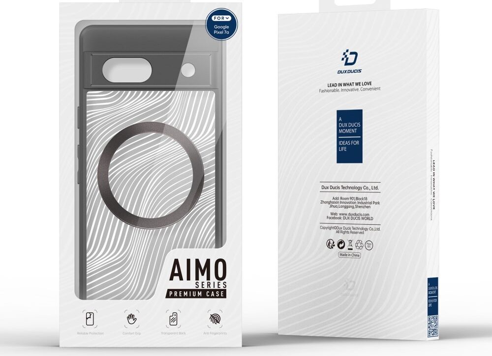 Dux Ducis Aimo Google Pixel 7a Hoesje MagSafe Back Cover Zwart afbeelding 10