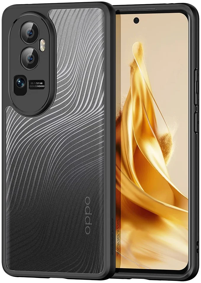 Dux Ducis Aimo Oppo Reno 10 Pro Plus Hoesje Back Cover Zwart afbeelding 1