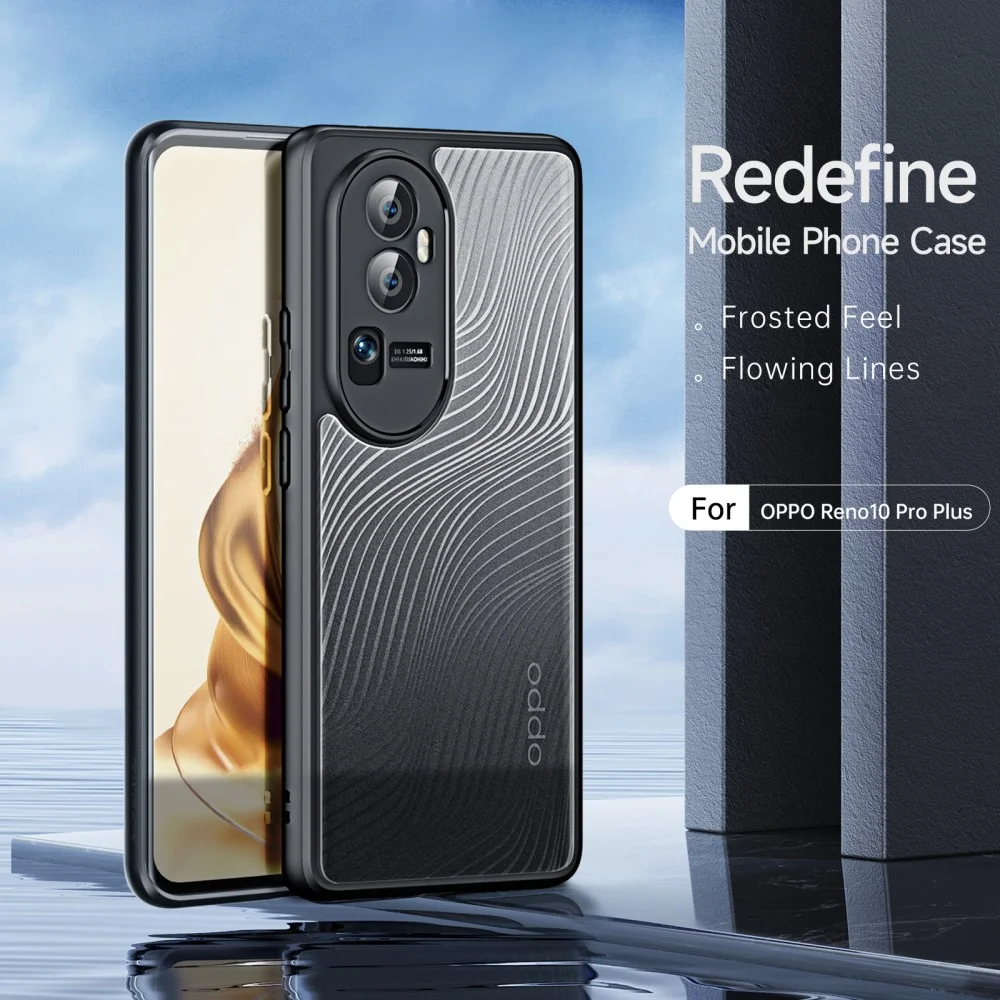 Dux Ducis Aimo Oppo Reno 10 Pro Plus Hoesje Back Cover Zwart afbeelding 2