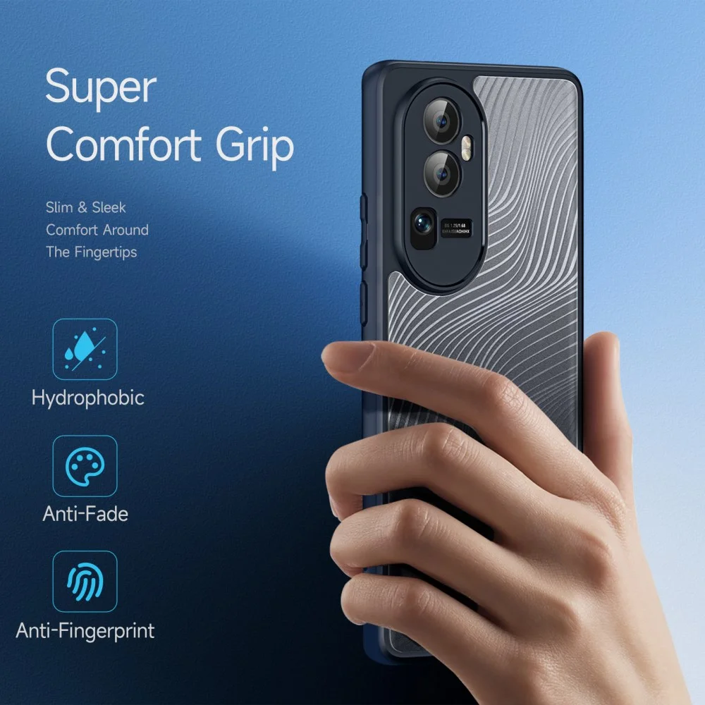 Dux Ducis Aimo Oppo Reno 10 Pro Plus Hoesje Back Cover Zwart afbeelding 3