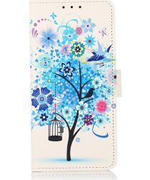 Samsung Galaxy A53 Hoesje Portemonnee Book Case Flower Print