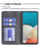 Samsung Galaxy A53 Hoesje Portemonnee Book Case Geometrie Design Zwart