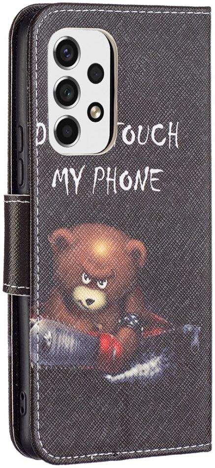 Samsung Galaxy A53 Hoesje Portemonnee Book Case Beer Print afbeelding 3