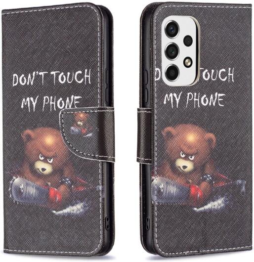 Samsung Galaxy A53 Hoesje Portemonnee Book Case Beer Print afbeelding 1