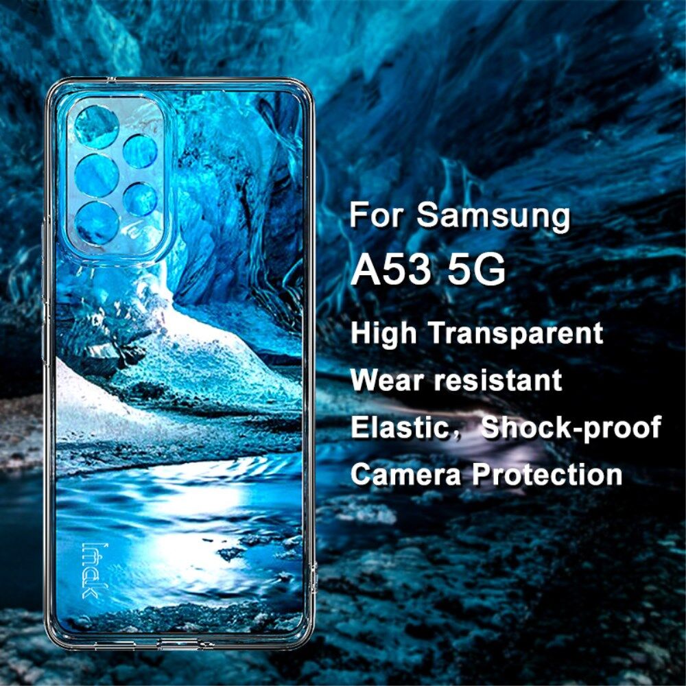 IMAK UX-5 Series Samsung Galaxy A53 Hoesje Flexibel TPU Transparant afbeelding 2