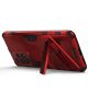 Samsung Galaxy A53 Hoesje Shockproof Kickstand Back Cover Rood
