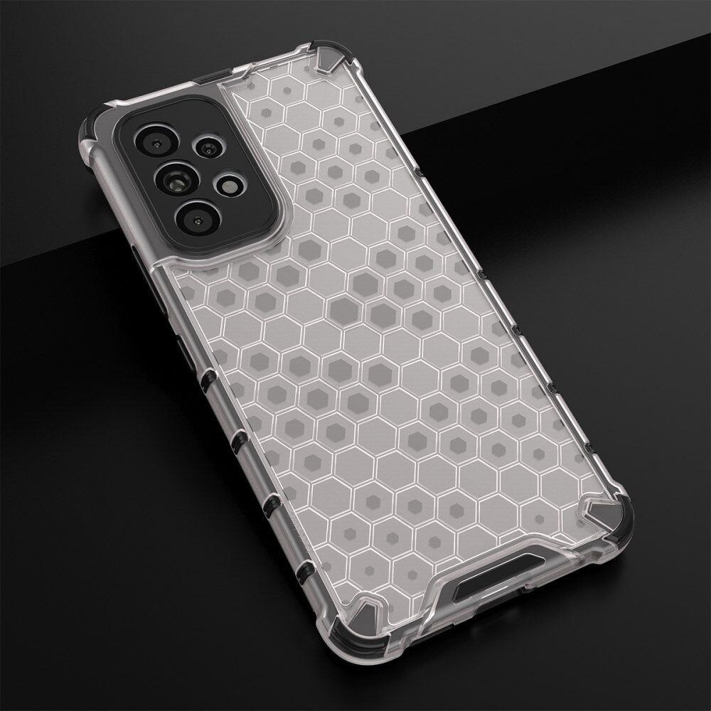 Samsung Galaxy A53 Hoesje Honingraat Back Cover Hybride Grijs afbeelding 4