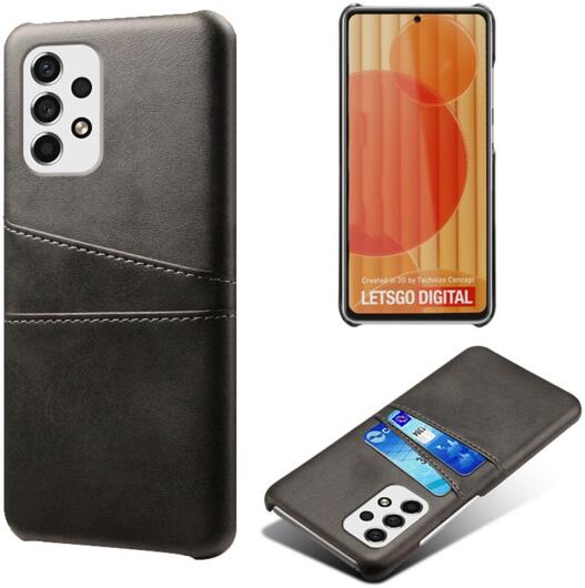 Samsung Galaxy A53 Hoesje met Kaarthouder Back Cover Zwart afbeelding 2