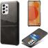 Samsung Galaxy A53 Hoesje met Kaarthouder Back Cover Zwart afbeelding 2