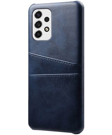 Samsung Galaxy A53 Hoesje met Kaarthouder Back Cover Blauw Hoesjes