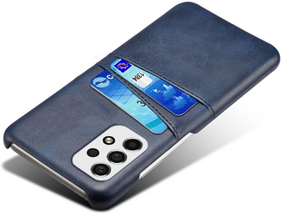 Samsung Galaxy A53 Hoesje met Kaarthouder Back Cover Blauw afbeelding 3