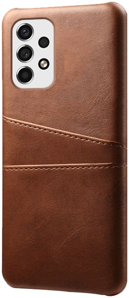 Samsung Galaxy A53 Hoesje met Kaarthouder Back Cover Bruin afbeelding 1