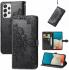 Samsung Galaxy A53 Hoesje Mandala Book Case met Pasjeshouder Zwart afbeelding 7
