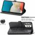 Samsung Galaxy A53 Hoesje Mandala Book Case met Pasjeshouder Zwart afbeelding 8