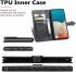 Samsung Galaxy A53 Hoesje Mandala Book Case met Pasjeshouder Zwart afbeelding 4