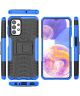 Samsung Galaxy A23 Hoes Robuust Hybride Back Cover Blauw