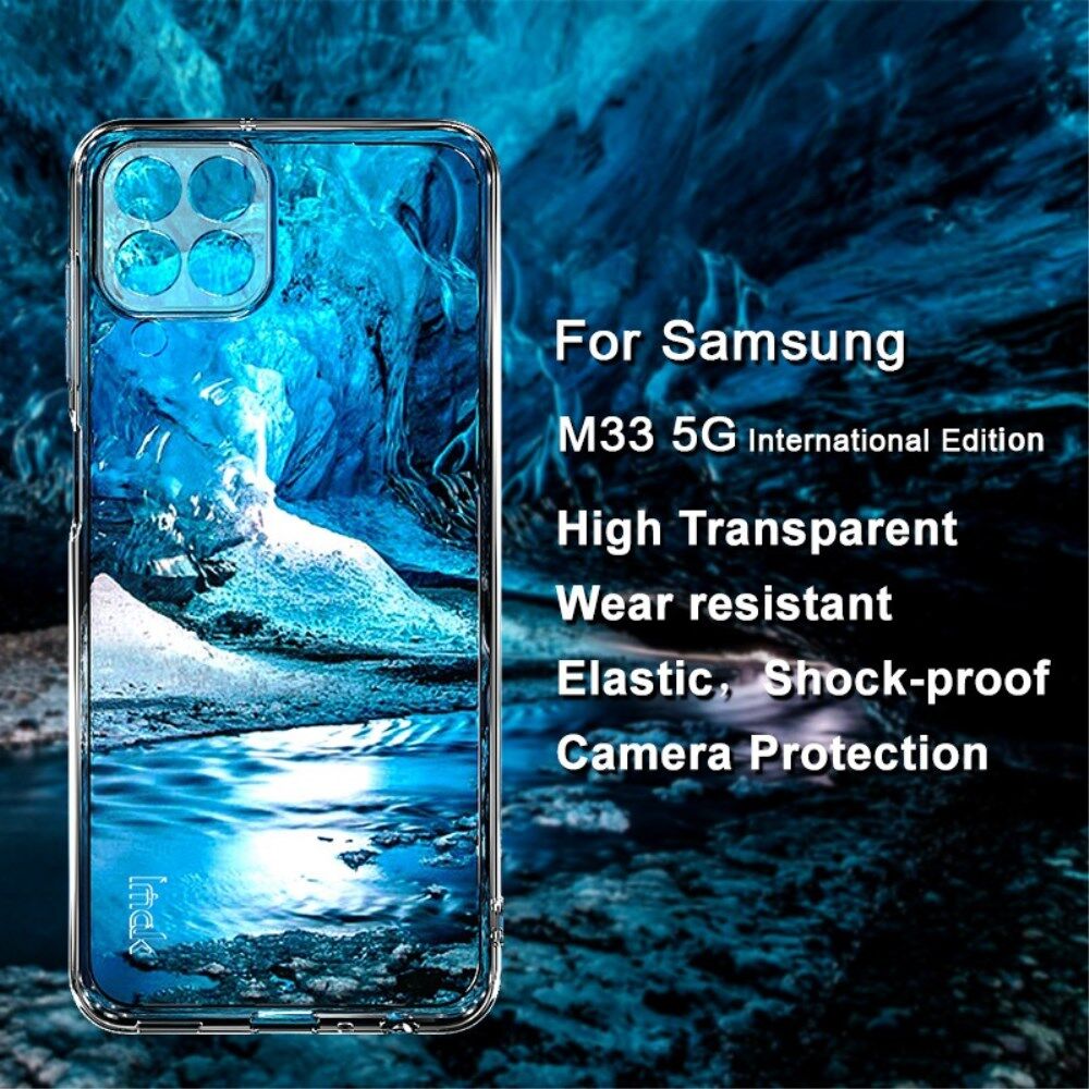 IMAK UX-5 Series Samsung Galaxy M33 Hoesje Flexibel TPU Transparant afbeelding 2