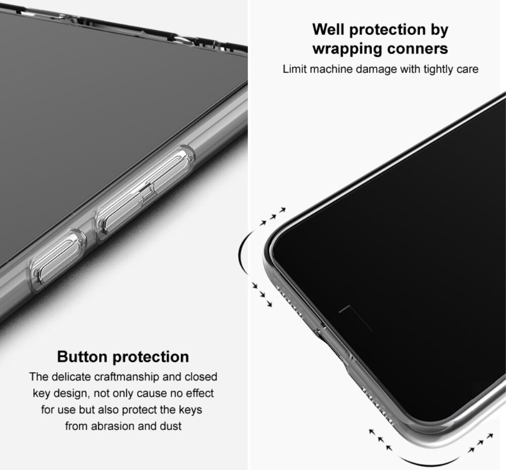 IMAK UX-5 Series Samsung Galaxy M33 Hoesje Flexibel TPU Transparant afbeelding 4