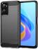 Realme 9i/Oppo A76/A96 Hoesje Geborsteld TPU Flexibele Zwart afbeelding 1