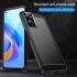 Realme 9i/Oppo A76/A96 Hoesje Geborsteld TPU Flexibele Zwart afbeelding 2