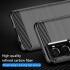 Realme 9i/Oppo A76/A96 Hoesje Geborsteld TPU Flexibele Zwart afbeelding 4