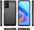 Realme 9i/Oppo A76/A96 Hoesje Geborsteld TPU Flexibele Zwart afbeelding 10