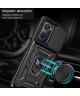 Realme 9i/Oppo A76/A96 Hoesje Camera Slider en Kickstand Ring Blauw
