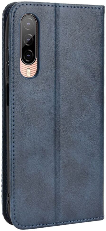 HTC Desire 22 Pro Vintage Portemonnee Hoesje Blauw afbeelding 8