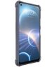 Imak HTC Desire 22 Pro Hoesje Schokbestendig TPU Transparant Zwart