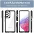 Samsung Galaxy A53 Hoesje Acryl Back Cover Zwart afbeelding 7