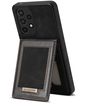 Samsung Galaxy A53 Hoesje Portemonnee met RFID Pasjeshouder Zwart Hoesjes