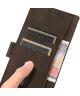 KHAZNEH OnePlus 10T Hoesje Retro Wallet Book Case Bruin