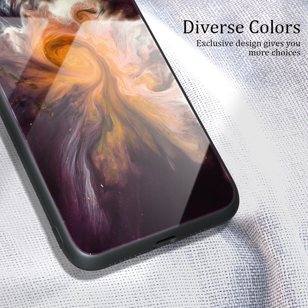 Samsung Galaxy A53 Hoesje Tempered Glass Back Cover Marmer Print afbeelding 7