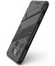 OnePlus 10T Hoesje Shockproof Kickstand Back Cover Zwart