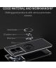 OnePlus 10T Hoesje met Magnetische Kickstand Ring Zwart Blauw