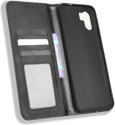 Xiaomi Redmi A1 / A2 Vintage Portemonnee Hoesje Zwart afbeelding 5
