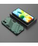 Xiaomi Redmi A1 / A2 Hoesje Shockproof Kickstand Back Cover Groen