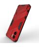 Xiaomi Redmi A1 / A2 Hoesje Shockproof Kickstand Back Cover Rood