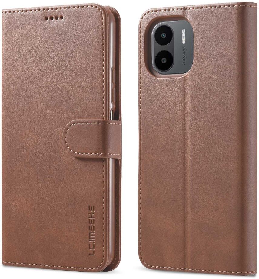 LC.IMEEKE Xiaomi Redmi A1 / A2 Hoesje Portemonnee Book Case Bruin afbeelding 4