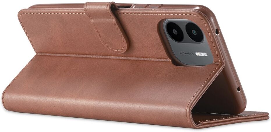 LC.IMEEKE Xiaomi Redmi A1 / A2 Hoesje Portemonnee Book Case Bruin afbeelding 7