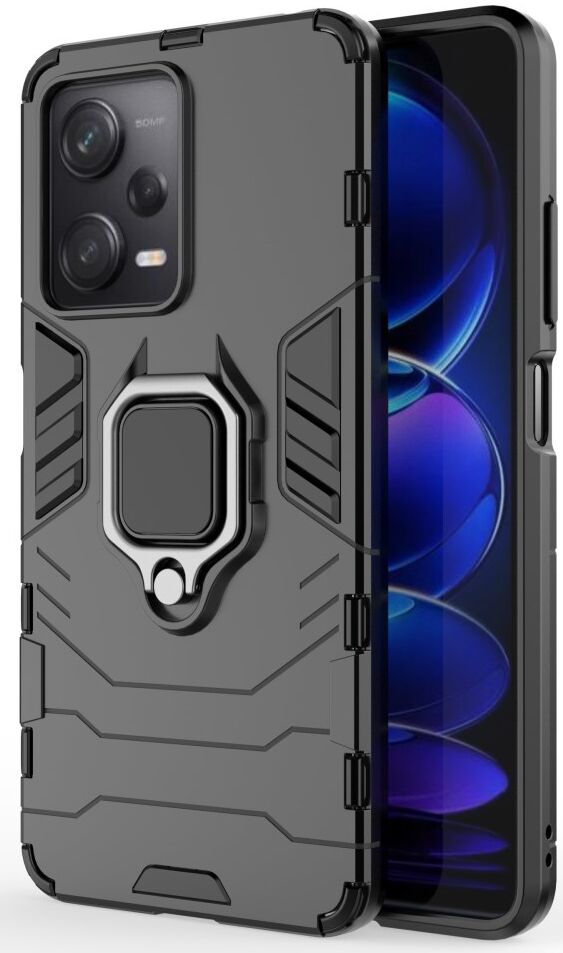 Xiaomi Redmi Note 12 Pro/Poco X5 Pro Hoesje met Kickstand Zwart afbeelding 1