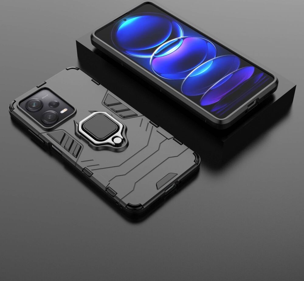 Xiaomi Redmi Note 12 Pro/Poco X5 Pro Hoesje met Kickstand Zwart afbeelding 5