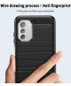 Nokia G60 Hoesje Geborsteld TPU Flexibele Back Cover Zwart