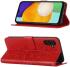 Samsung Galaxy A54 Hoesje Book Case Pasjeshouder Vlinder Rood afbeelding 3