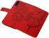 Samsung Galaxy A54 Hoesje Book Case Pasjeshouder Vlinder Rood afbeelding 4